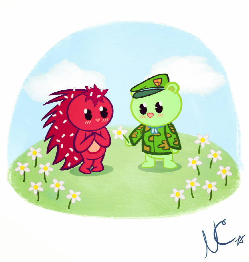 This is my favorite ship of Happy Tree Friends.