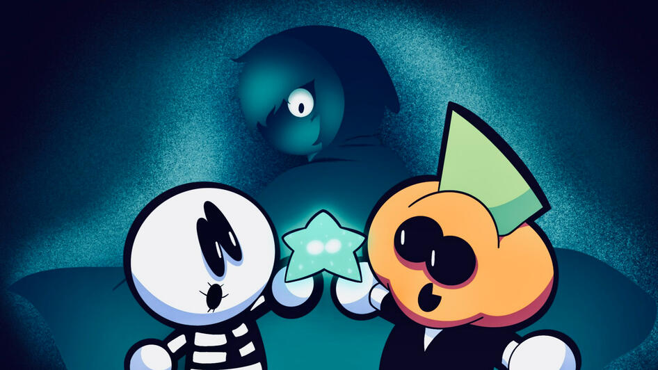 Supposedly it's apart of my oc's story on spooky month. (if you think this is the leaked thumbnail of episode 6, nope... time will tell)